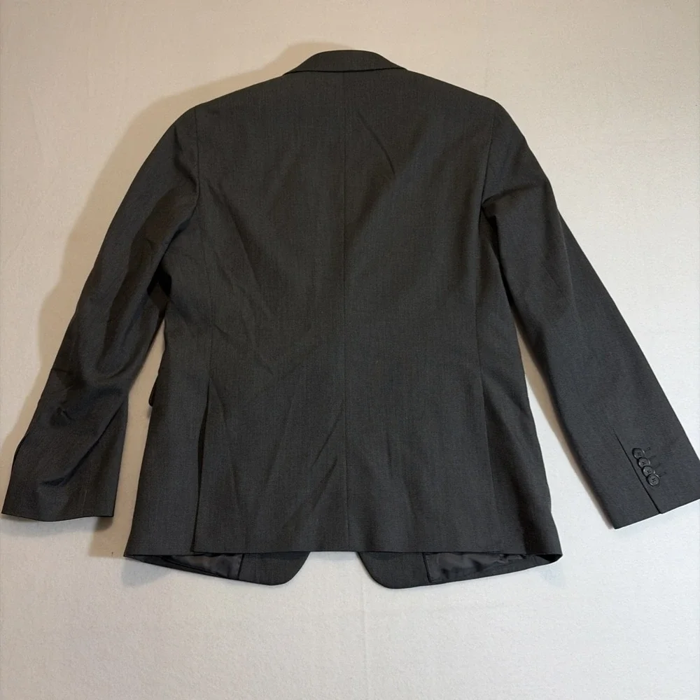 Banana Republic Slim Fit Wrinkle-Resistant Suit Jacket Sport Coat Gray Mens 40S